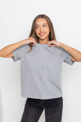 Lakey Relaxed-Fit Top - Grey - The Self Styler