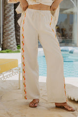 Lumi Linen Pants - Sand - The Self Styler