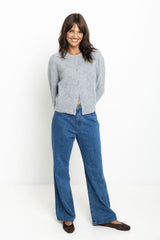 Hazel Knit Cardi - Grey - The Self Styler