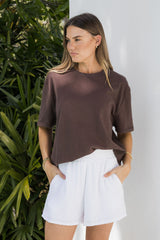 Brooklyn Cotton Shorts - White - The Self Styler