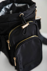 Noah Water Bottle Bag - Black - Suni and Sol - The Self Styler
