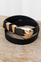 Nixon Waist Belt - Black/Gold - The Self Styler