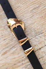 Nixon Waist Belt - Black/Gold - The Self Styler