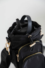 Noah Water Bottle Bag - Black - Suni and Sol - The Self Styler