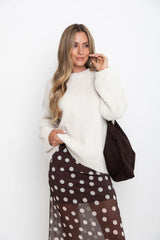 Benji Knit Jumper - Cream - The Self Styler