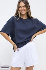 Sonny Relaxed-Fit Tee - Dark Navy - The Self Styler