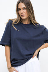 Sonny Relaxed-Fit Tee - Dark Navy - The Self Styler