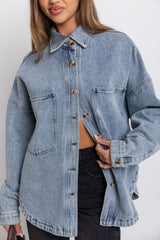Banksy Relaxed-Fit Denim Jacket - Vintage Wash - The Self Styler - The Self Styler