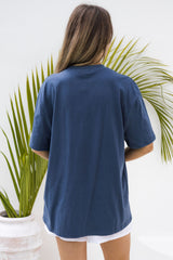 Sonny Relaxed-Fit Tee - Denim Blue - The Self Styler