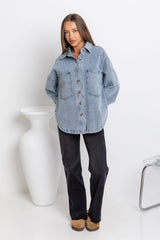 Banksy Relaxed-Fit Denim Jacket - Vintage Wash - The Self Styler - The Self Styler