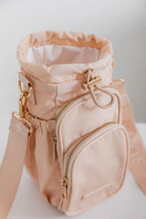 Noah Water Bottle Bag - Soft Pink Blush - Suni and Sol - The Self Styler