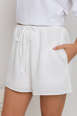 Romy Shorts - White - The Self Styler