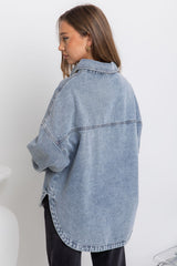 Banksy Relaxed-Fit Denim Jacket - Vintage Wash - The Self Styler - The Self Styler