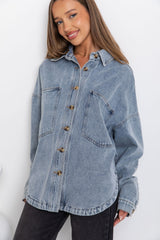 Banksy Relaxed-Fit Denim Jacket - Vintage Wash - The Self Styler - The Self Styler