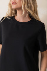 Lakey Relaxed-Fit Top - Black - The Self Styler