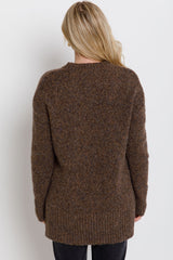 Sascha Knit Jumper - Choc Marle - The Self Styler