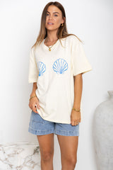Mermaid Margarita Tee - Cream - The Self Styler