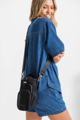 Noah Water Bottle Bag - Black - Suni and Sol - The Self Styler