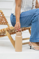 Flynn 1L Water Bottle - Tan - Suni and Sol - The Self Styler
