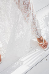 Zahra Lace Skirt - White - The Self Styler