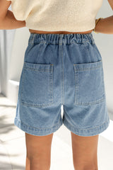 Byron Denim Shorts - Light Wash - The Self Styler