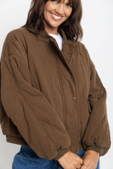 Finn Bomber Jacket - Deep Olive - The Self Styler