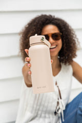 Flynn 1L Water Bottle - Soft Blush Pink - Suni and Sol - The Self Styler