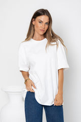 Sonny Relaxed-Fit Tee - White - The Self Styler