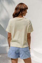 Baylee Basic Tee - Yellow - The Self Styler