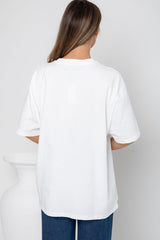 Sonny Relaxed-Fit Tee - White - The Self Styler