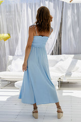 Nahla Maxi Dress - Light Blue - The Self Styler