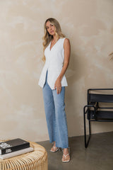 Juno Vest - White - The Self Styler