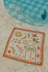 Avara Head Scarf - Palmira Print - The Self Styler