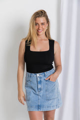 Vera Tank Top - Black - The Self Styler