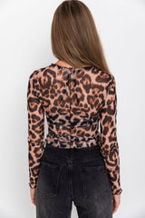 Hunter Mesh Top - Leopard - The Self Styler