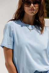 Baylee Basic Tee - Blue - The Self Styler