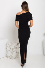 Carrie Maxi Dress - Black - The Self Styler