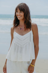 Avery Lace Cami - Ivory - The Self Styler