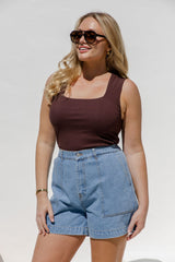 Byron Denim Shorts - Mid Wash - The Self Styler