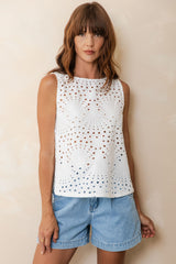 Bambi Top - White - The Self Styler