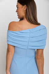 Carrie Maxi Dress - Light Blue - The Self Styler