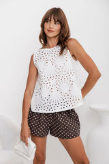 Bambi Top - White - The Self Styler