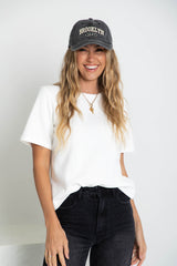 Brooklyn Cap - Black Wash - The Self Styler