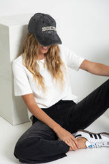 Brooklyn Cap - Black Wash - The Self Styler