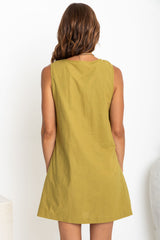 Tia Dress - Matcha Green - The Self Styler