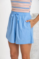 Tilly Shorts - Blue - The Self Styler