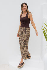 Taj Maxi Skirt - Leopard Print - The Self Styler
