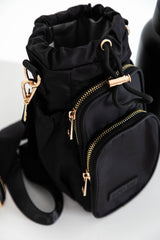 Noah Water Bottle Bag - Black - Suni and Sol - The Self Styler