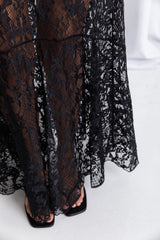 Zahra Lace Skirt - Black - The Self Styler