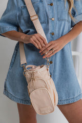 Noah Water Bottle Bag - Soft Pink Blush - Suni and Sol - The Self Styler